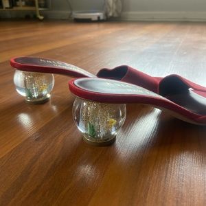 Kate Spade snow globe shoes